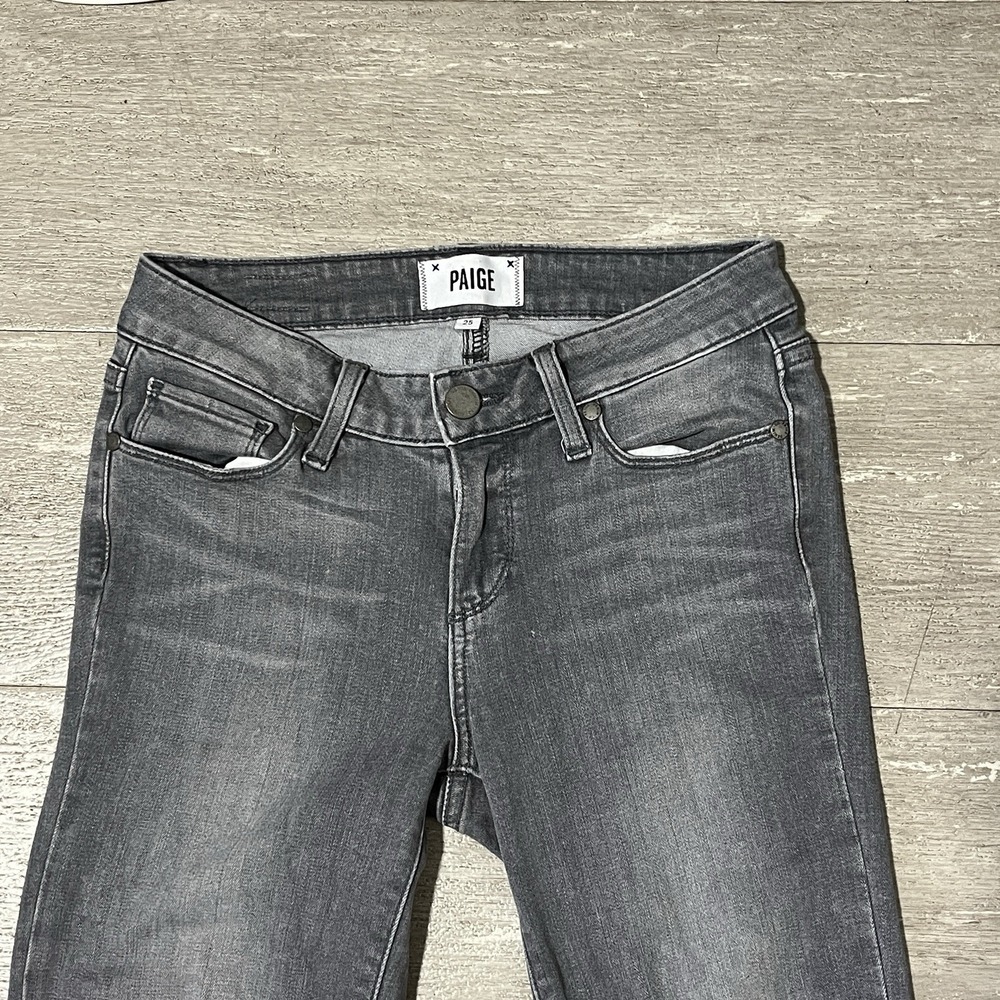 Paige Gray Verdugo Ultra Skinny Jeans Women's Size 26x29  Super Soft Stretch